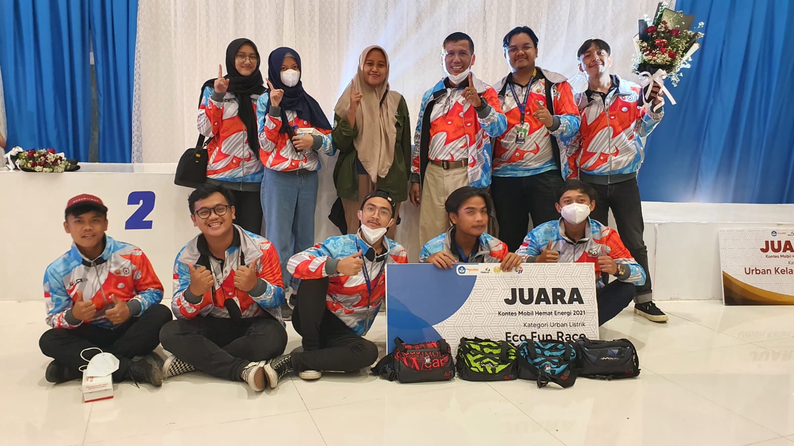 Tim Bumi Siliwangi 4 UPI Raih Juara Eco Fun Race pada KMHE Tahun 2021
