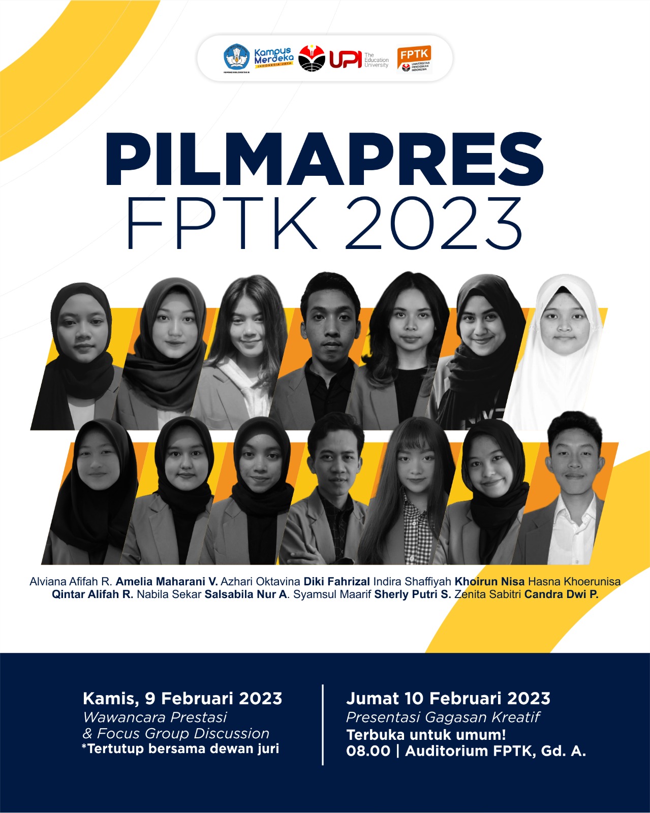 Pelaksanaan Pilmapres FPTK 2023